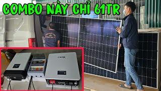 Chỉ 61tr sở hữu combo 12 tấm pin 550w + Luxpower SNA 6kw + PowerX treo tường @LUXPOWERTEK