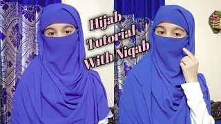 Hijab tutorial in 2 minutes || niqab tutorial || Farzana Bithee 