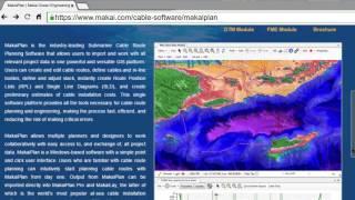 MakaiPlan - Software for Creating and Editing Subsea Cable Routes