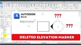 Revit elevation missing?: Deleted Elevation Bubble In Revit? How To Fix It!