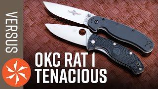 Modern Classic Folders: Spyderco Tenacious vs Ontario RAT 1 | KnifeCenter Reviews