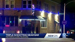 Three injured in shooting near Milwaukee bar