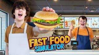 We Become Fast Food Employees! Can we Make Grimace Happy?