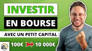 Comment INVESTIR en BOURSE avec un PETIT CAPITAL ? (50€/mois)