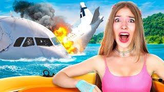 Surviving 24 Hours on a Deserted Island! We Survived a Plane Crash