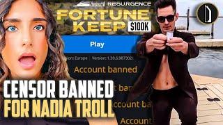 Censor BANNED For Nadia Troll Video?!