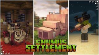 Gnumus Settlement (Minecraft Mod Showcase) | New Mobs & Items | Best Content Mod | 1.18/1.19/1.20