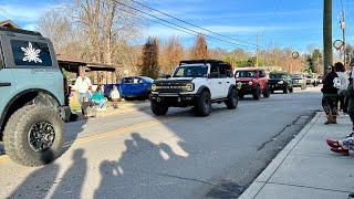 Blue Ridge Broncos at the Hazelwood Christmas Parade 12-3-23