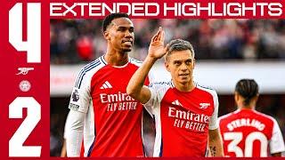 INJURY-TIME GOALS SEAL WIN! | EXTENDED HIGHLIGHTS | Arsenal vs Leicester City (4-2) | Premier League