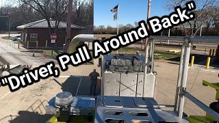 Pulled In Illinois Weigh Station!  Overweight Cabover Peterbilt