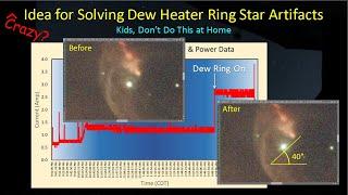 New Observations on Star Artifacts Created by Celestron's Dew Heater Ring