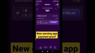 New earning app payment Proof//#ytshorts