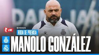  LIVE |  Roda de premsa de Manolo González prèvia al Real Madrid  Espanyol | #EspanyolMEDIA