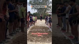 Mp police 19 feet Long Jump #shorts #longjump Viral Video