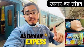 Gatimaan Express Chair Car Journey *IRCTC Food Review* | India’s Fastest Train