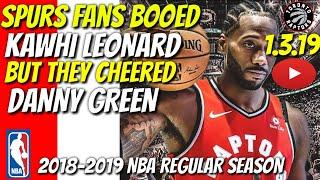 SPURS FANS BOOED KAWHI LEONARD