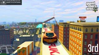 768.222% new kids can't complete this challenging city parkour in gta5 online | GTA V Gameplay