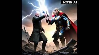 "World Leaders Assemble: Trump, Putin & Thor Strike with Power!" ️