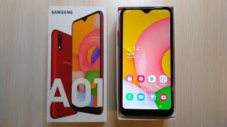 Samsung Galaxy A01 unboxing, first inclusion