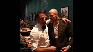 Nusr-et Saltbae and Jason statham.Steakhouse Beverly Hills