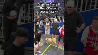 Stephen Curry and Dude Perfect Take on The Crystal Ball Challenge | #shorts