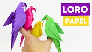  Cómo hacer un loro de papel fácil en origami