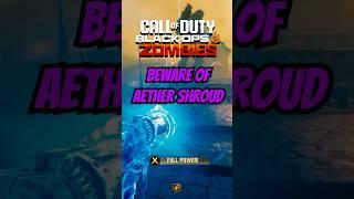 Beware of AETHER SHROUD in BO6 Zombies #shorts #blackops6 #callofduty #cod #bo6zombies #gaming