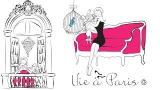 Vie a Paris An Illustrated Book by Elaine Biss