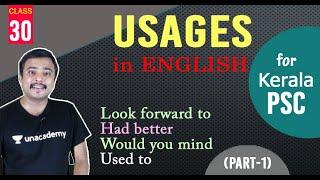 Usages in English (for Kerala PSC) Part-1 I English Grammar by Jafar Sadik