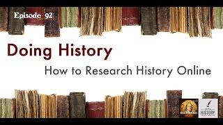 092 Sharon Block, How to Research History Online (Doing History)