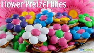 Flower Pretzel Bites by Two Sisters Crafting