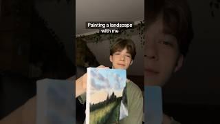 Painting a landscape with me #oilpainting #art