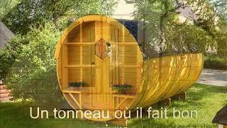 Tonneau de camping - Baril habitable - Gite insolite en bois