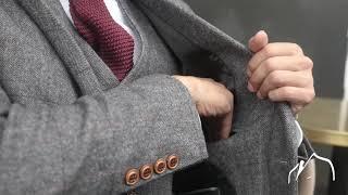 Autumn Tweed Suits - Walking The Street Of London In Style