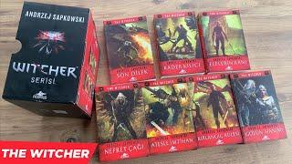 The Witcher Serisi Kutulu 7 Kitap KUTU AÇILIMI & Witcher Evreni Ciltli Kitap ile Boyut Karşılaştırma