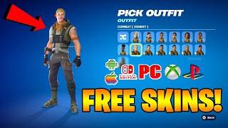 How to Get ALL Defaults Including Free Jonesy Skin NOW FREE In Fortnite! (FREE 14 SKINS)