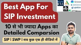 Best App for SIP Investment | Best App for Mutual Funds India | SIP ke Liye Best App