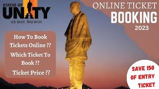 Statue Of Unity Online Ticket Booking |ऑनलाइन टिकट बुकिंग स्टेच्यू ऑफ यूनिटी