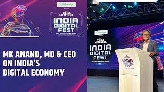 MK Anand, MD & CEO, Times Network On India's Digital Economy   Future Begins Here   ET NOW