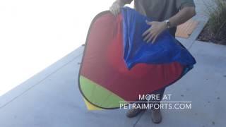 How To Fold A 3 Piece Children's Play Tent (P.2)