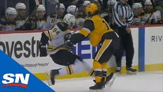 Penguins’ Brandon Tanev Ejected For Hit On Bruins’ Jarred Tinordi