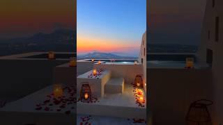 Magical sunsets in Santorini #luxury #greece