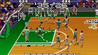 Tecmo Super NBA Basketball (SNES / Super Nintendo) - Vizzed.com GamePlay