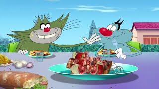 हिंदी Oggy and the Cockroaches  FOOD ONLY  Hindi Cartoons for Kids