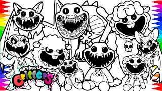 Nightmare Critters Coloring Pages / Poppy Playtime Chapter 4 / NCS Music