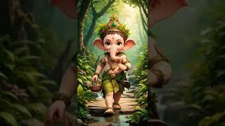 Ganpati bappa morya#ganesh #bhakti #shortsfeed #cute #ai #bappa#trendingshorts