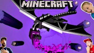 WE TRY TO BEAT MINECRAFT! (Ender Dragon Battle) / Mastering Minecraft 41