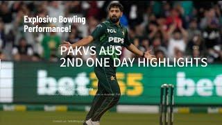 Haris Rauf’s Fiery 4-Wicket Spell Destroys Australia | Pakistan vs Australia 2nd ODI Highlights