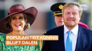 Populariteit koning Willem-Alexander blijft dalen: 'Daar wordt met een korrel zout naar gekeken'