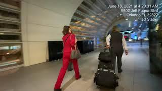 Security to Boarding Gate 73, Orlando International Airport (Jun 18, 2021)